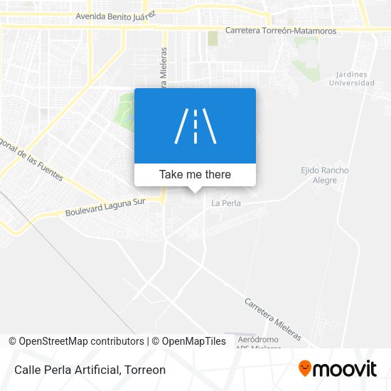 Calle Perla Artificial map