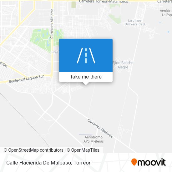 Mapa de Calle Hacienda De Malpaso