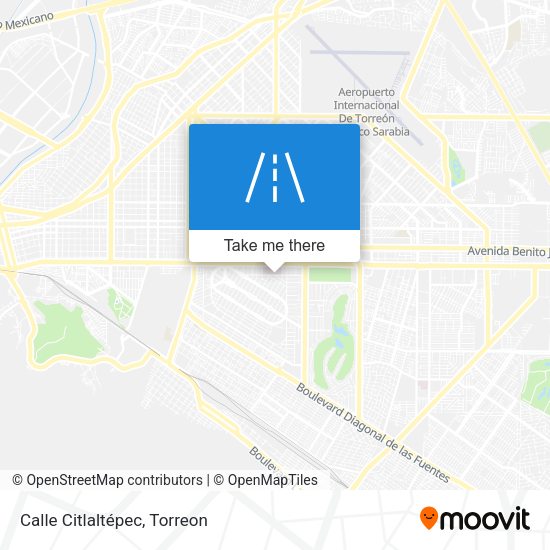 Calle Citlaltépec map