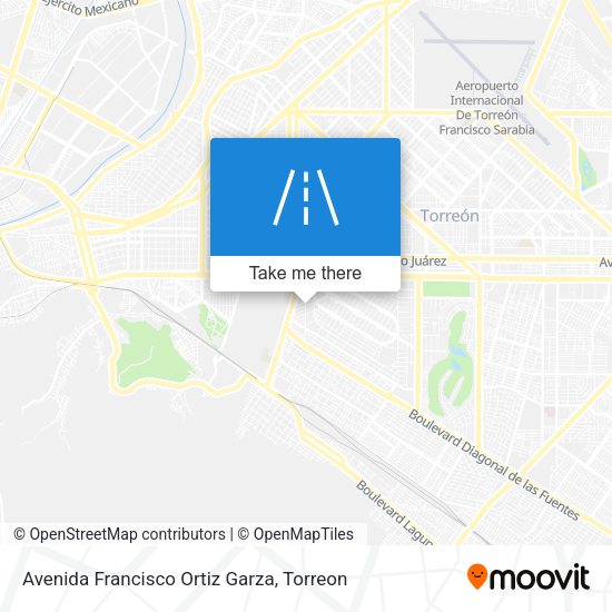 Avenida Francisco Ortiz Garza map