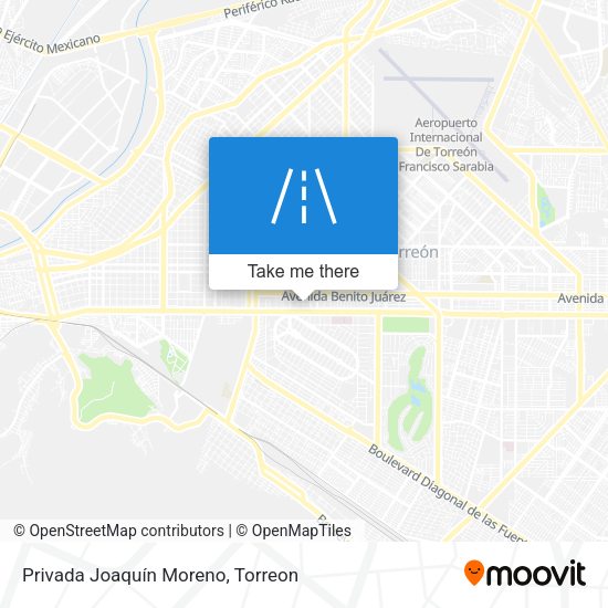 Privada Joaquín Moreno map
