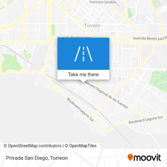 Mapa de Privada San Diego