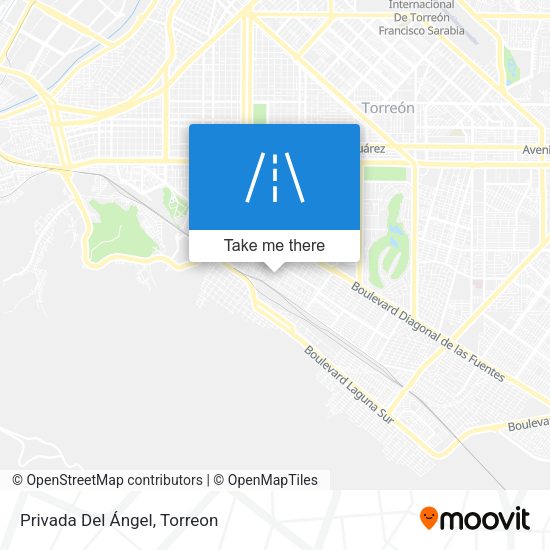 Mapa de Privada Del Ángel