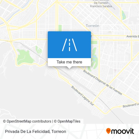 Privada De La Felicidad map