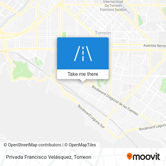 Privada Francisco Velásquez map