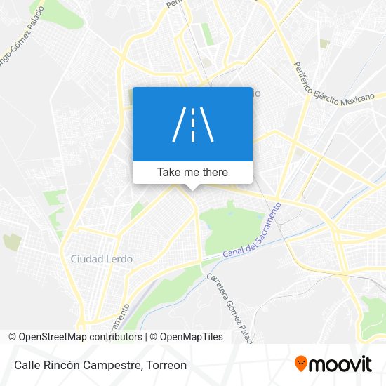Calle Rincón Campestre map