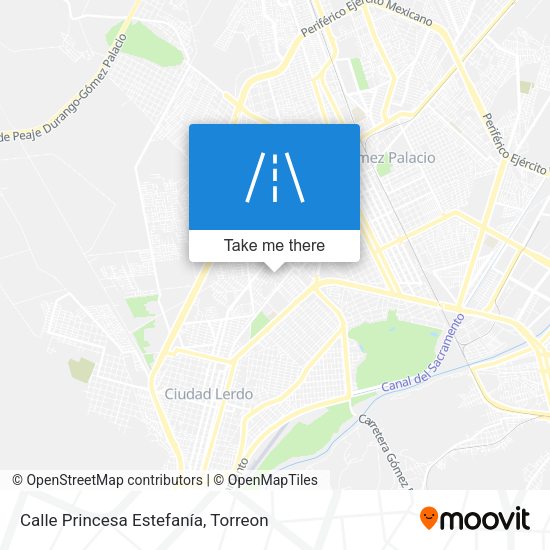 Calle Princesa Estefanía map