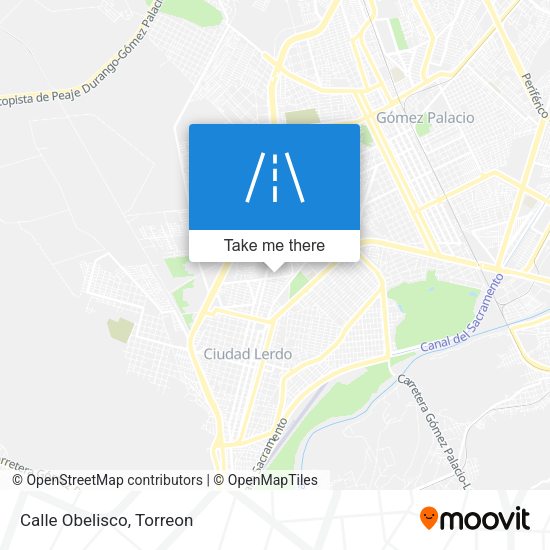 Mapa de Calle Obelisco