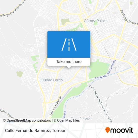 Calle Fernando Ramírez map