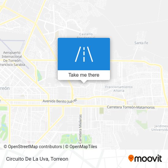 Mapa de Circuito De La Uva
