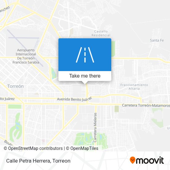 Mapa de Calle Petra Herrera