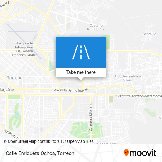 Mapa de Calle Enriqueta Ochoa