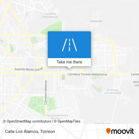 Calle Los Álamos map