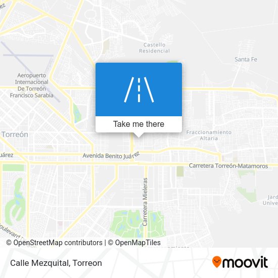 Mapa de Calle Mezquital