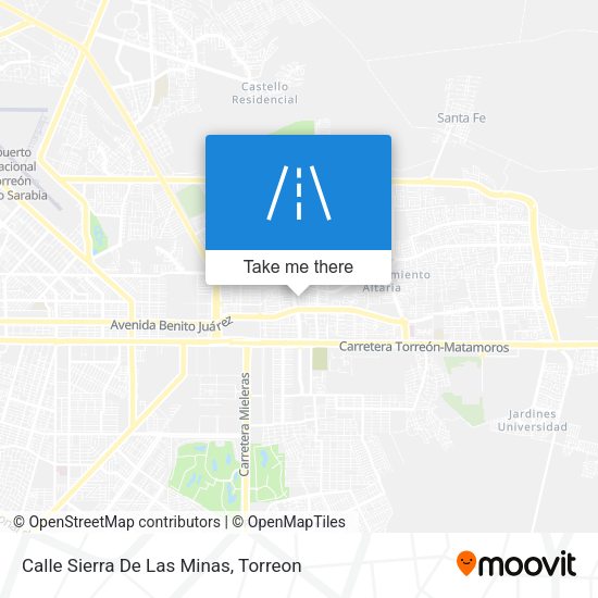 Calle Sierra De Las Minas map
