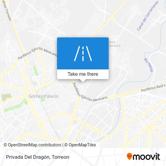 Privada Del Dragón map