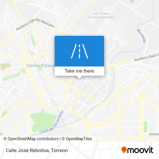 Calle José Rebolloa map