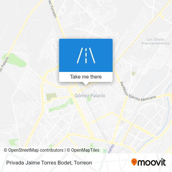 Privada Jaime Torres Bodet map
