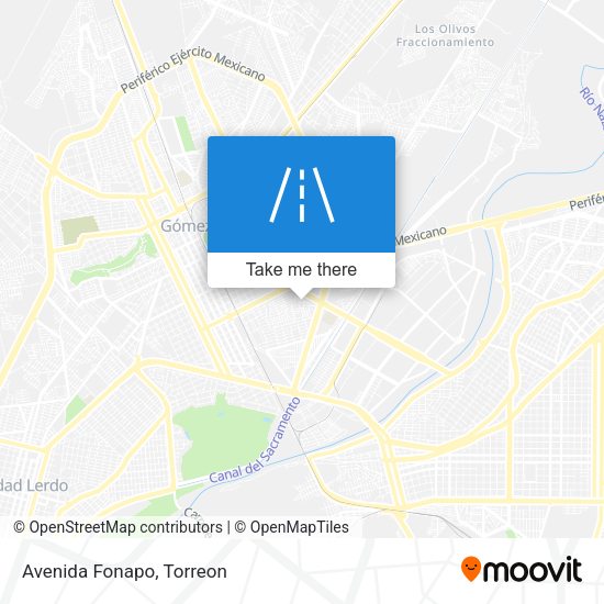 Mapa de Avenida Fonapo