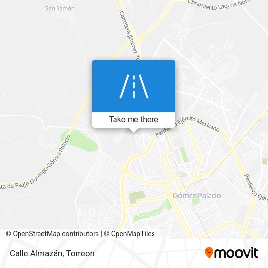 Mapa de Calle Almazán