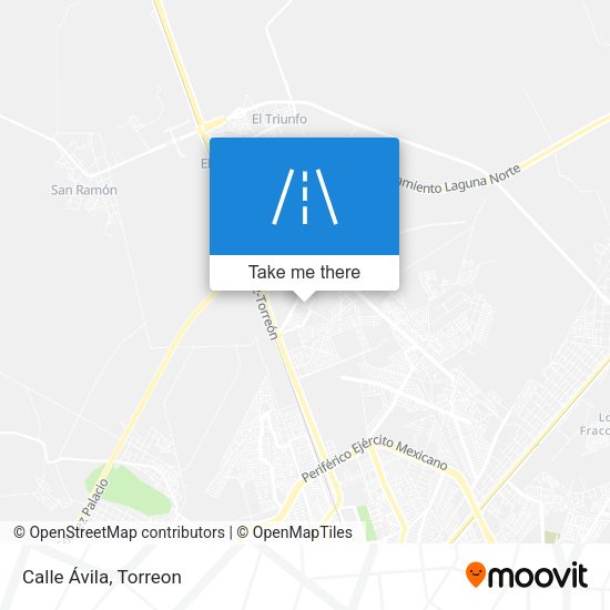 Mapa de Calle Ávila