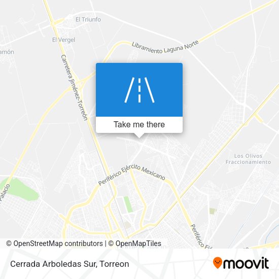 Cerrada Arboledas Sur map