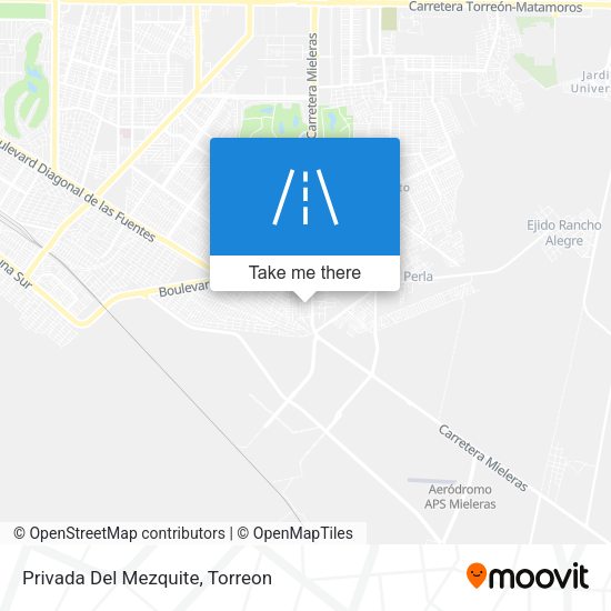 Privada Del Mezquite map