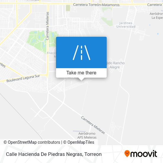 Mapa de Calle Hacienda De Piedras Negras