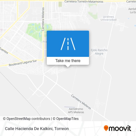 Calle Hacienda De Kalkini map