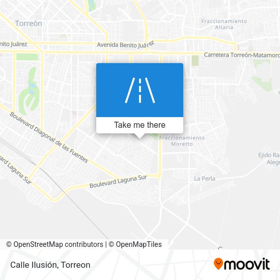 Mapa de Calle Ilusión