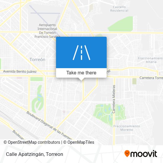 Calle Apatzingán map