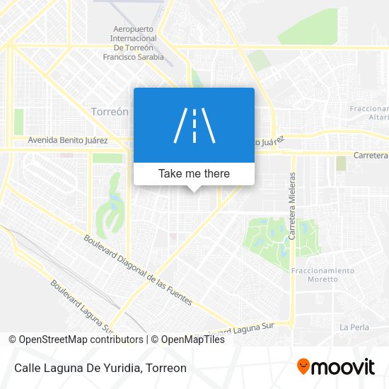 Calle Laguna De Yuridia map