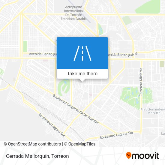 Cerrada Mallorquín map