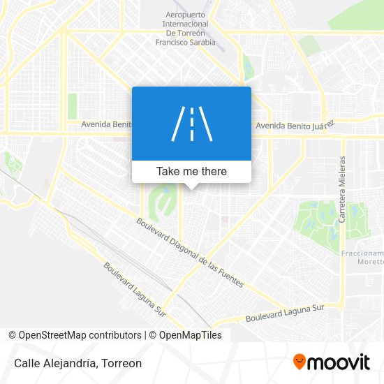 Calle Alejandría map