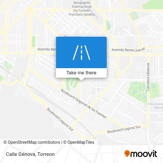 Mapa de Calle Génova