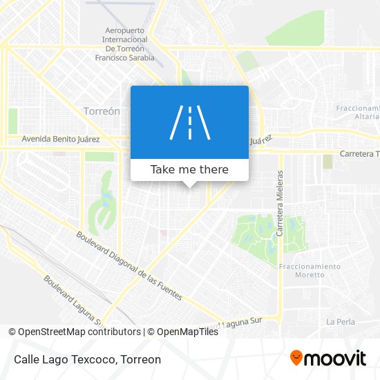 Calle Lago Texcoco map