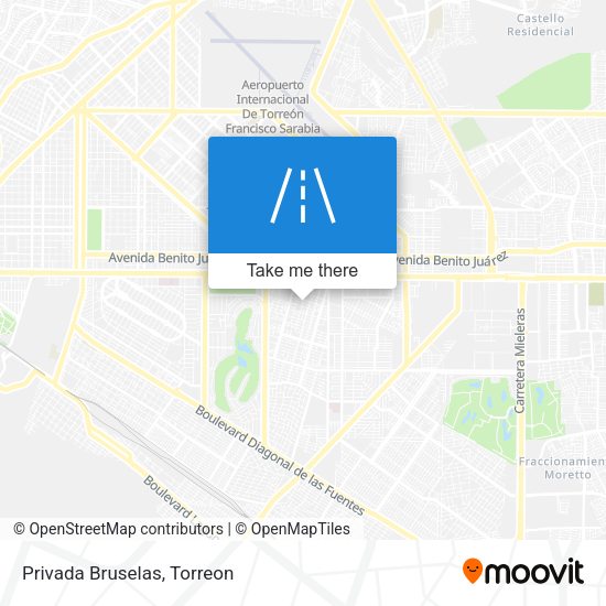 Mapa de Privada Bruselas