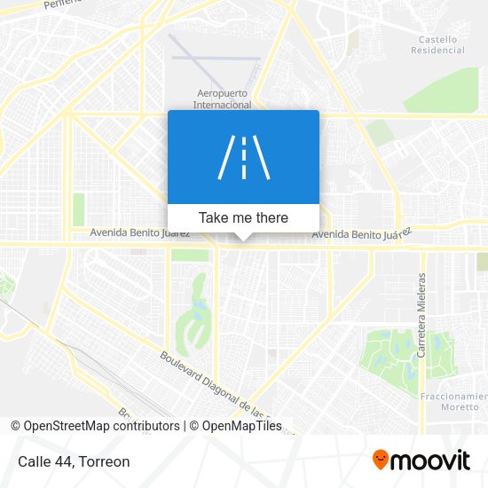 Mapa de Calle 44