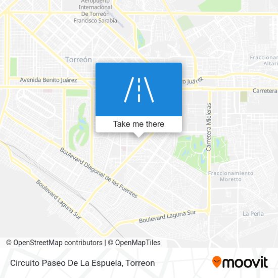 Mapa de Circuito Paseo De La Espuela