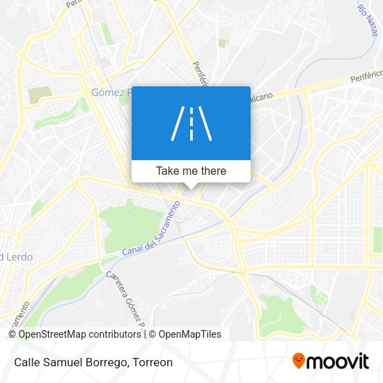 Calle Samuel Borrego map