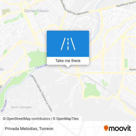 Privada Melodías map