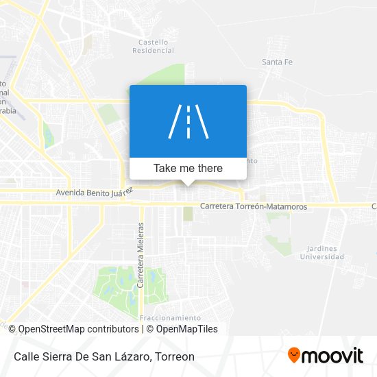 Calle Sierra De San Lázaro map