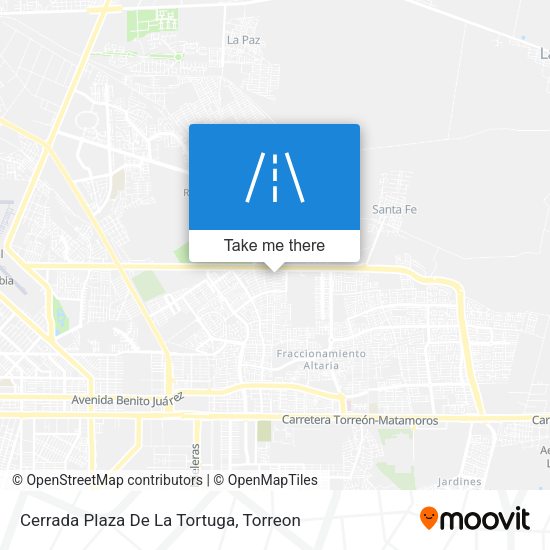 Cerrada Plaza De La Tortuga map