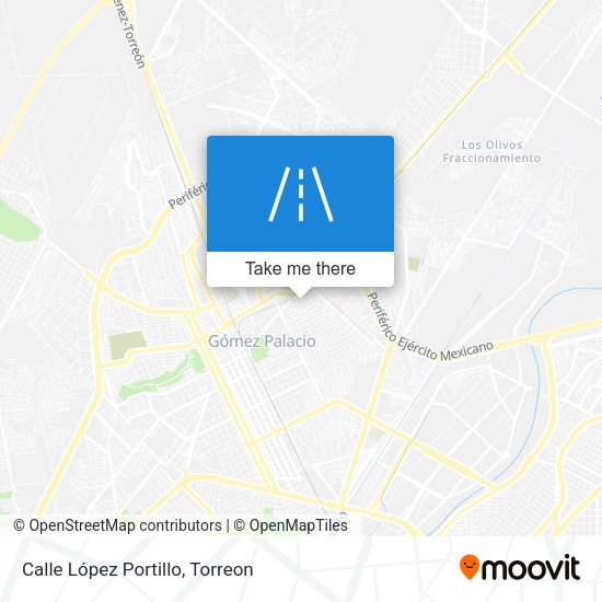 Calle López Portillo map