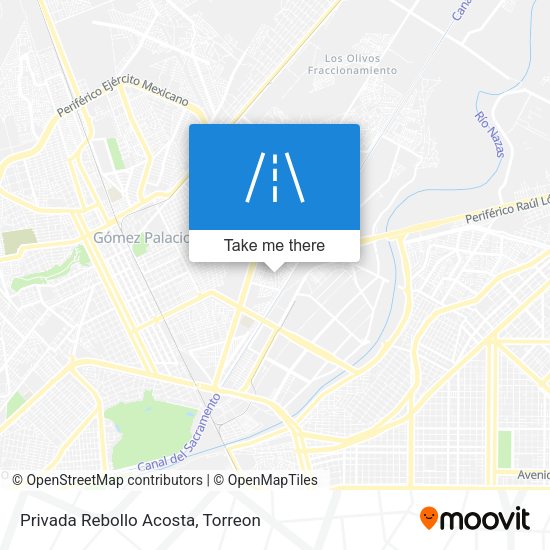 Privada Rebollo Acosta map