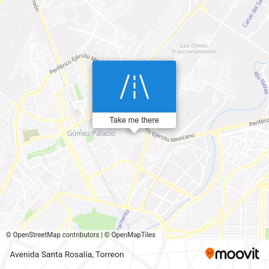 Mapa de Avenida Santa Rosalía