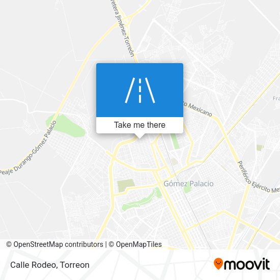 Mapa de Calle Rodeo