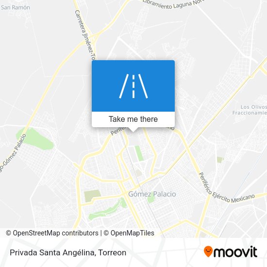 Mapa de Privada Santa Angélina