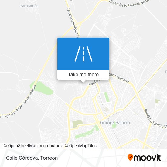 Mapa de Calle Córdova