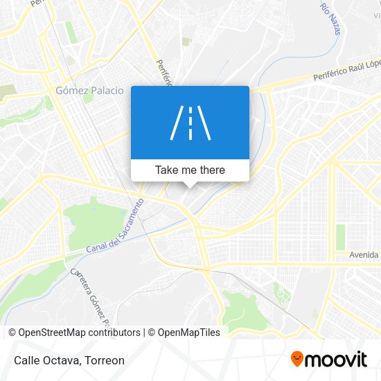 Mapa de Calle Octava